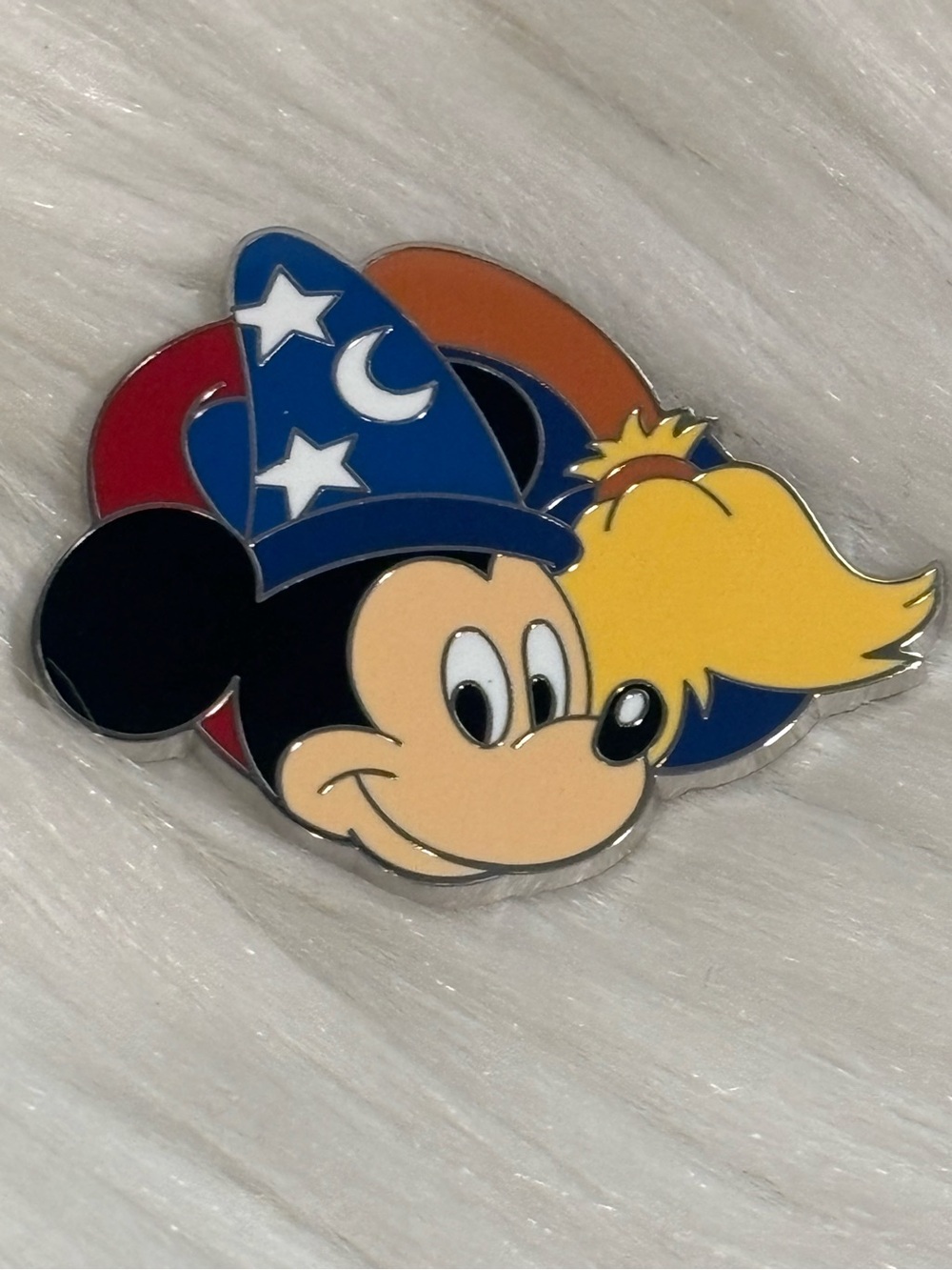 2025 Disney Parks Magical Mysteries Pin Sorcerer Mickey Slippers